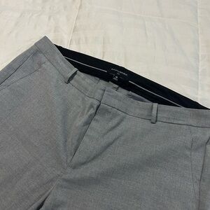 Banana Republic Women’s Light Gray Flat-Front Pants